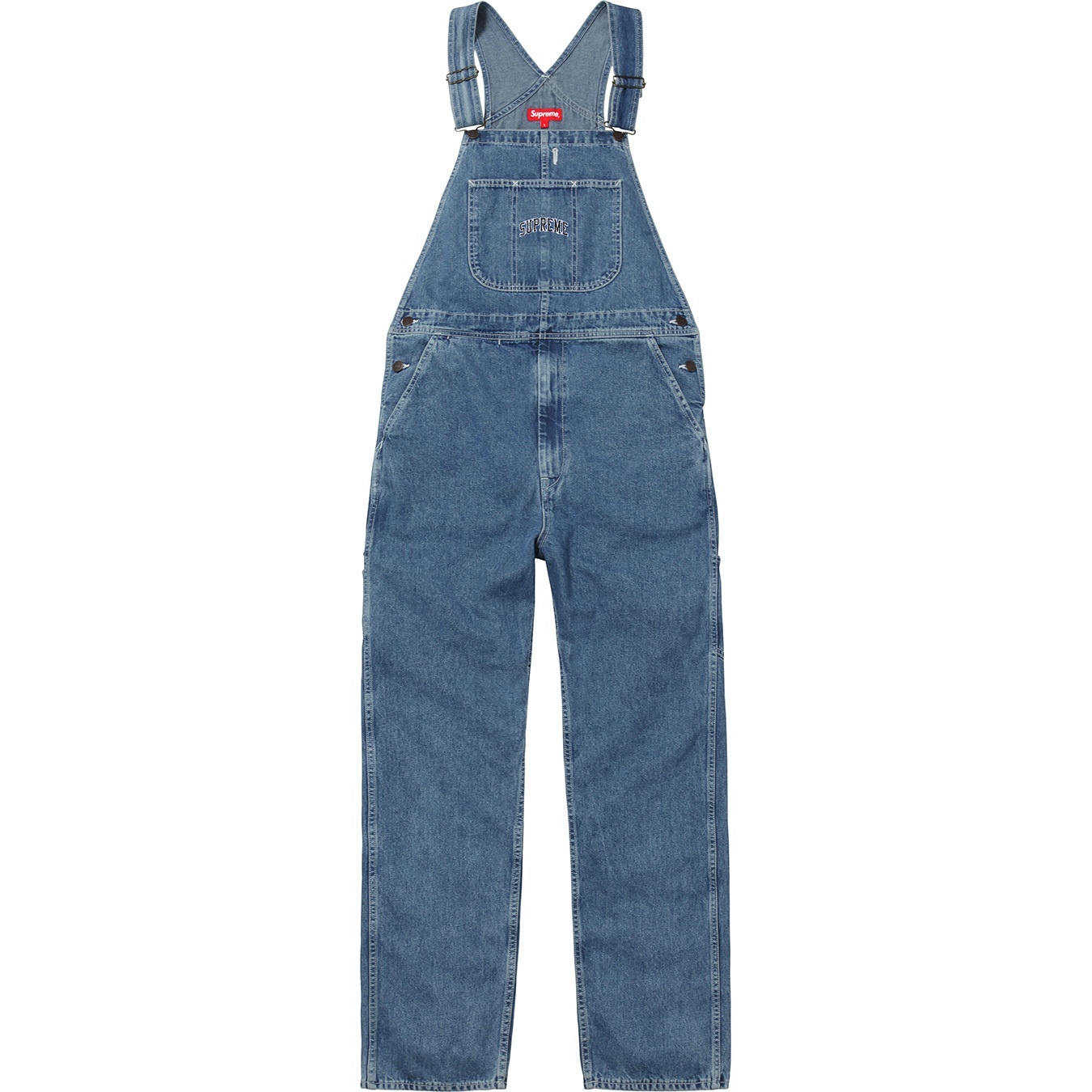 Washed Denim Overalls view 10